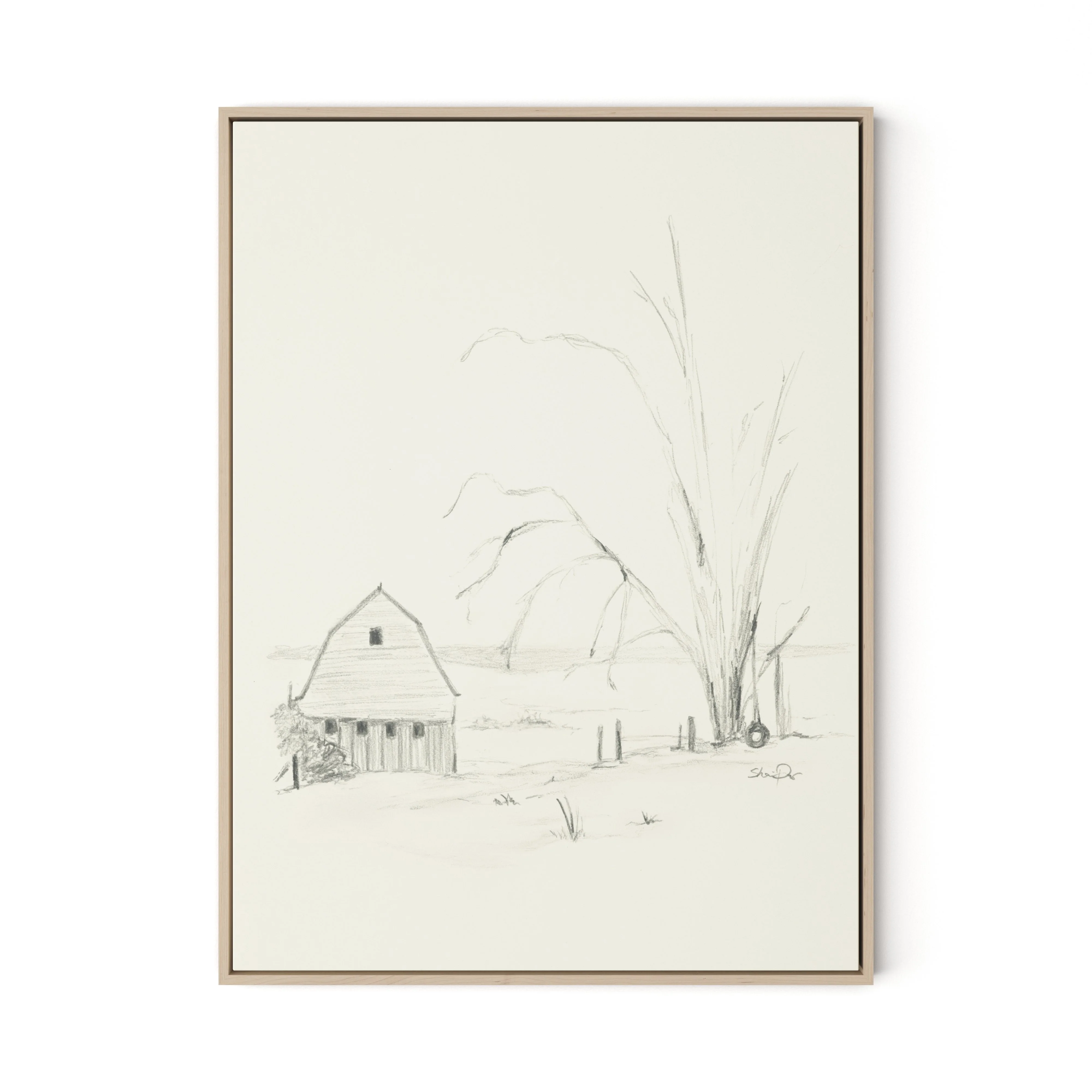 Barn and Tire Swing