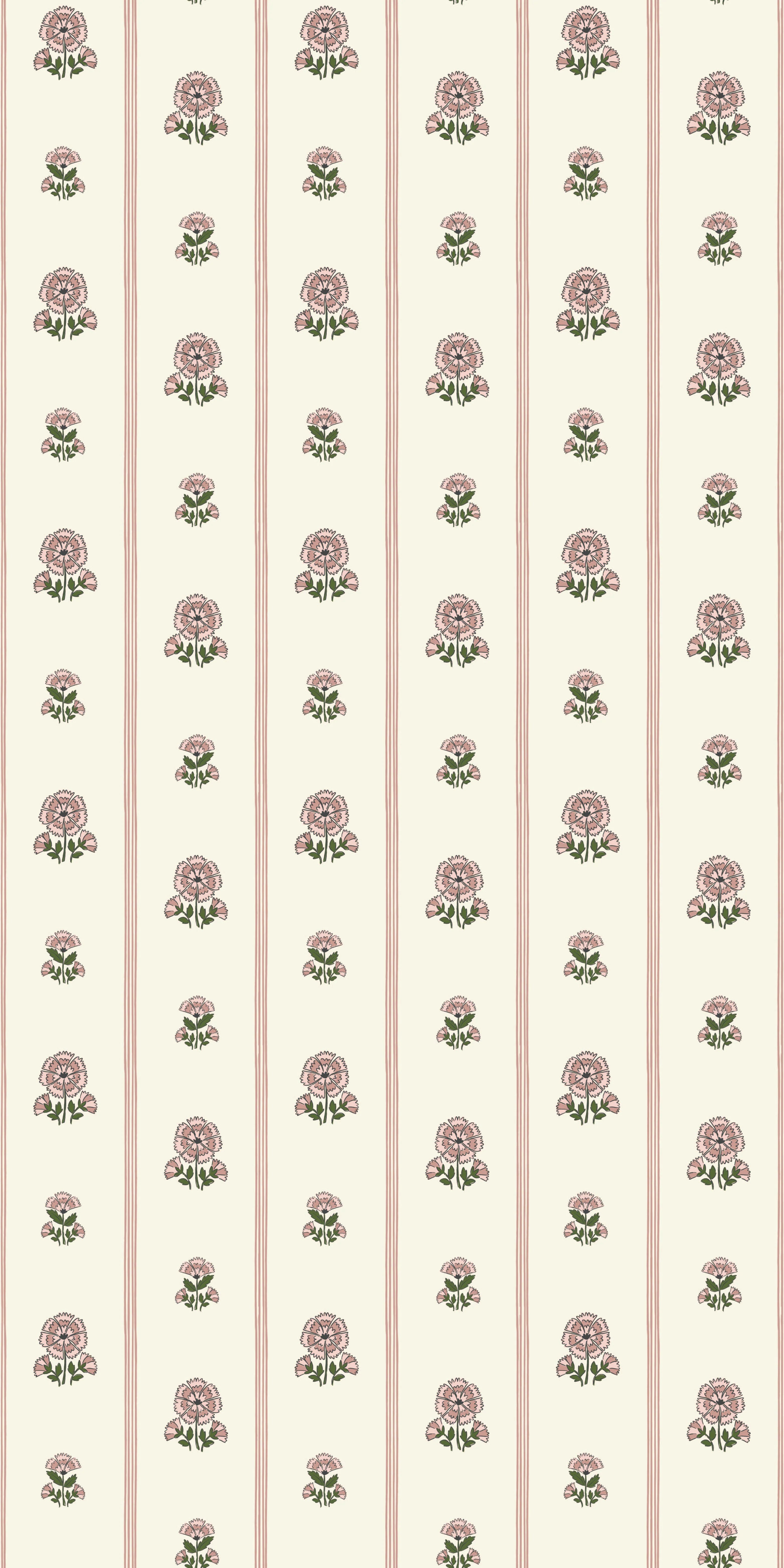 Fan Floral Stripe - Image 3