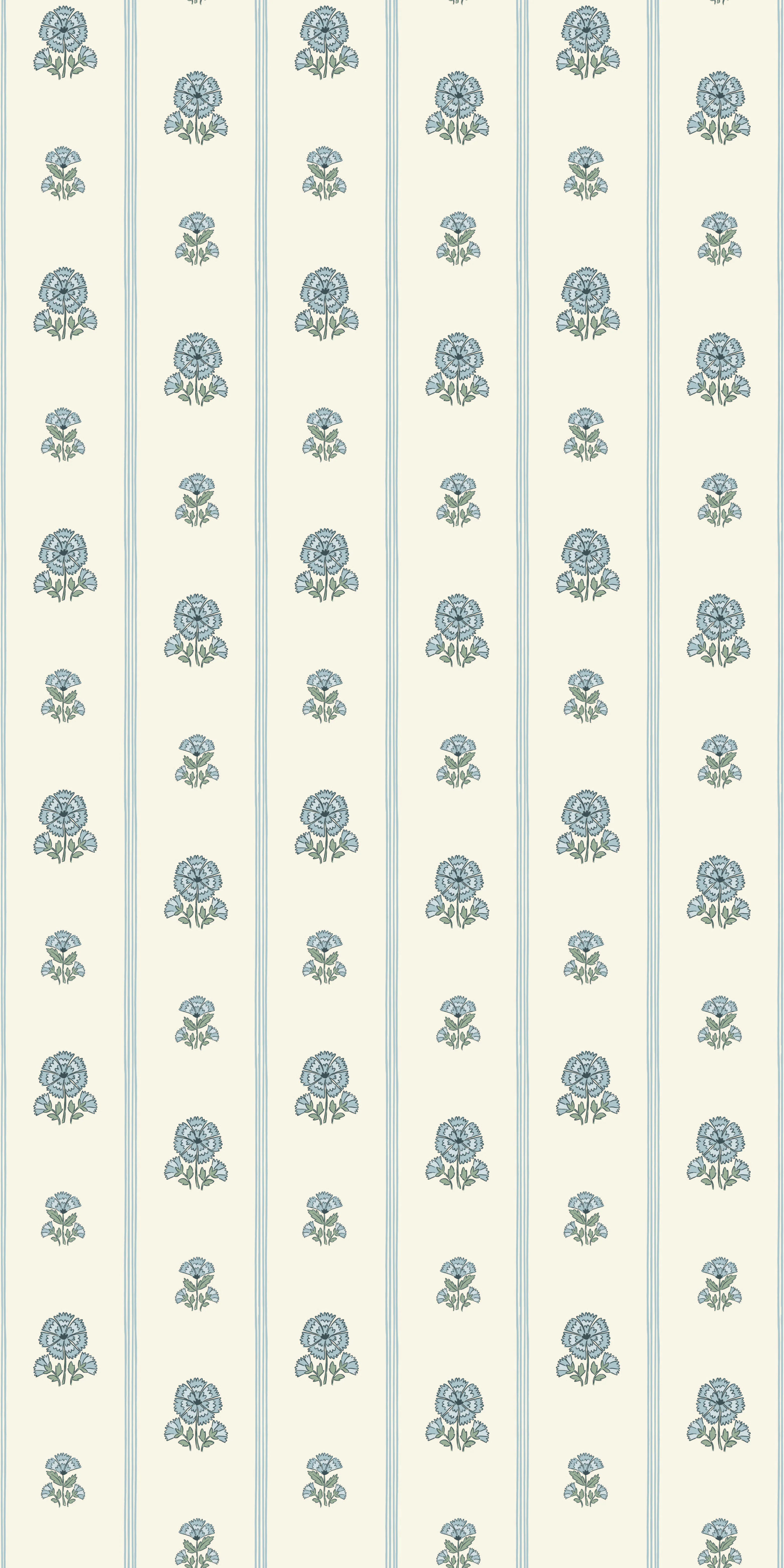 Fan Floral Stripe - Image 6