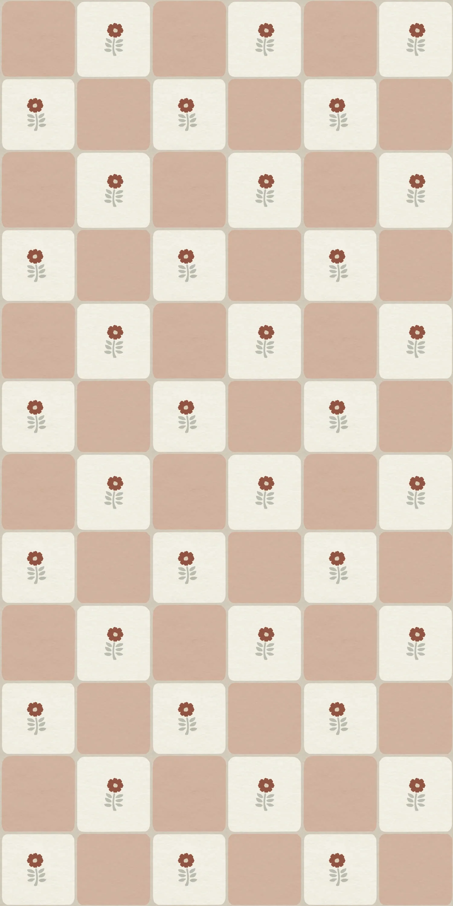 Flora Vintage Check Tile Decals - Image 3