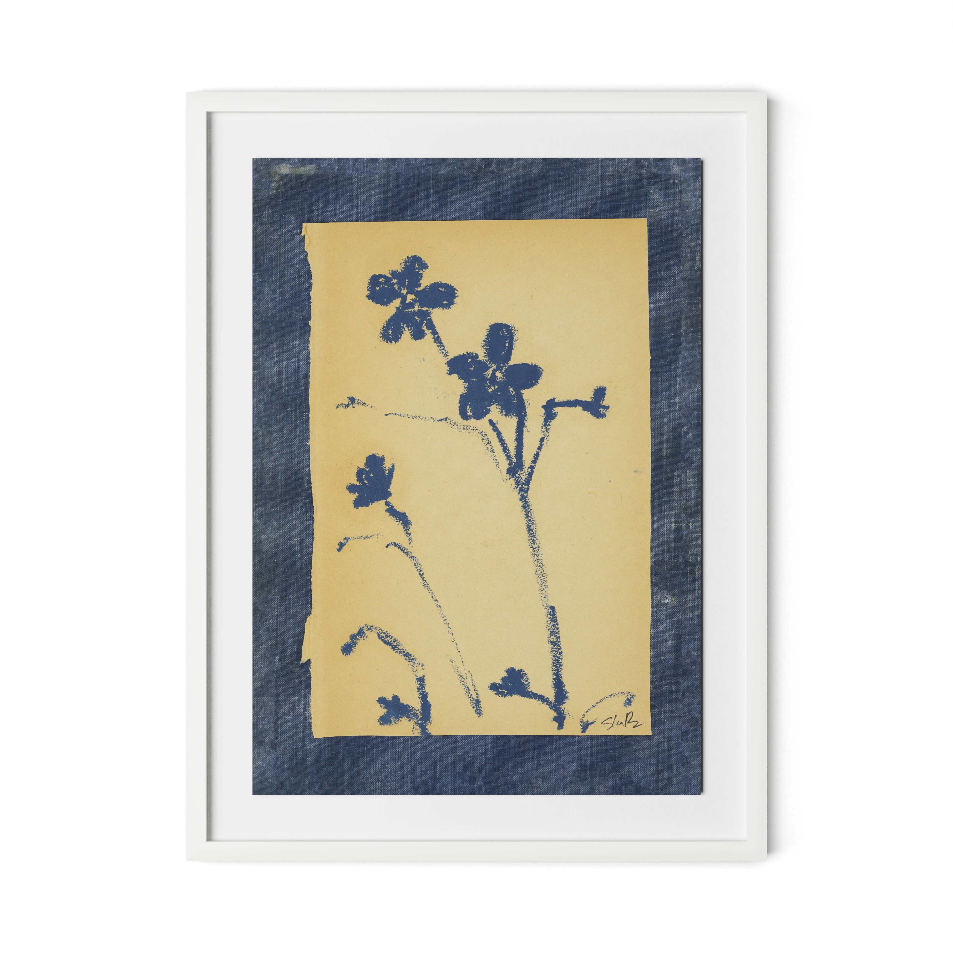 Vintage Blue Daisy - Image 2